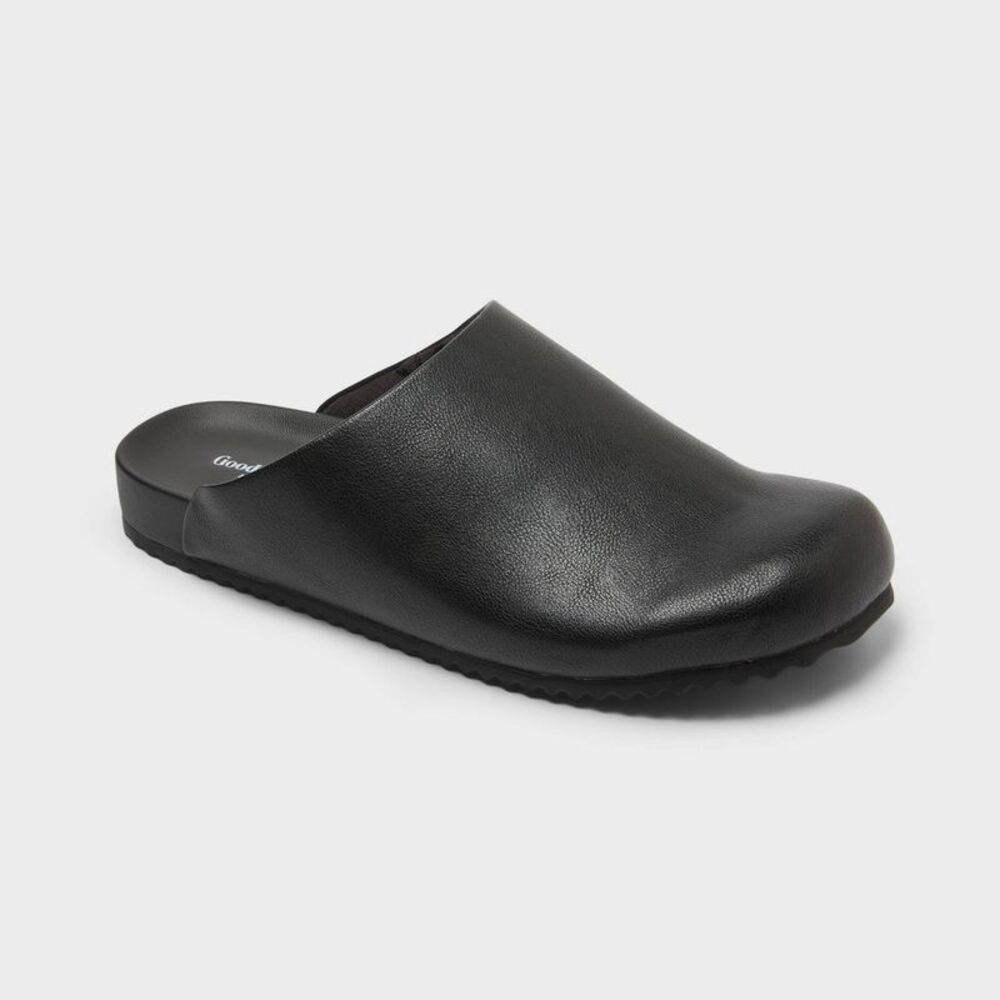 Men's Borg Clogs - Goodfellow & Co Black 7